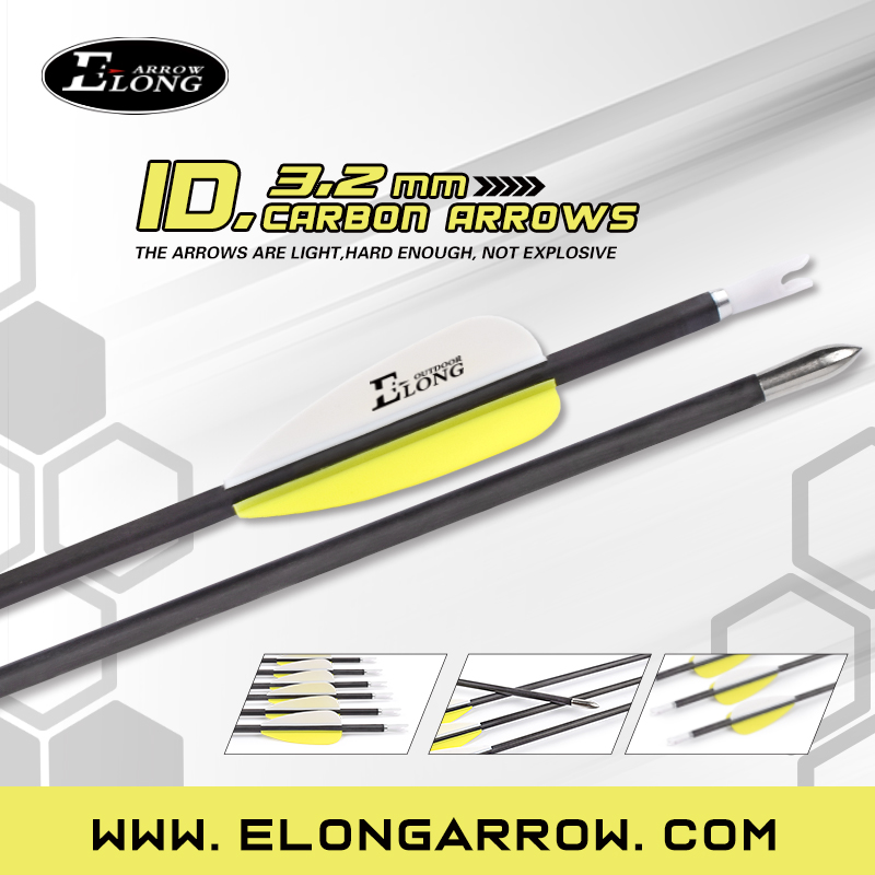 Novas chegadas- ID3.2mm puro seta de carbono