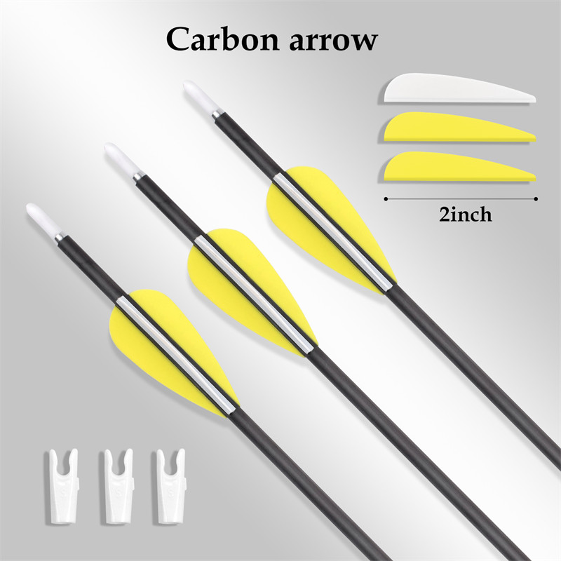 Arrow de carbono puro de 3,2 mm
