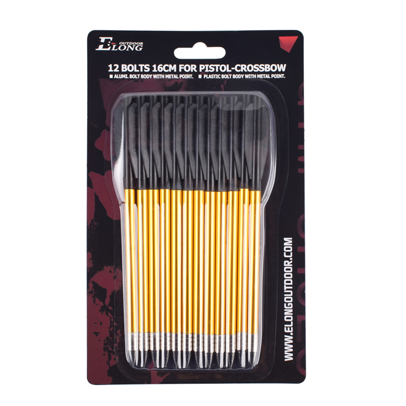 Parafusos de seta de alumínio de 16 cm