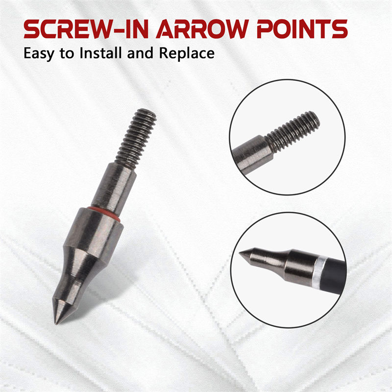 Componentes de flechas de arco e flecha-arrowheads
