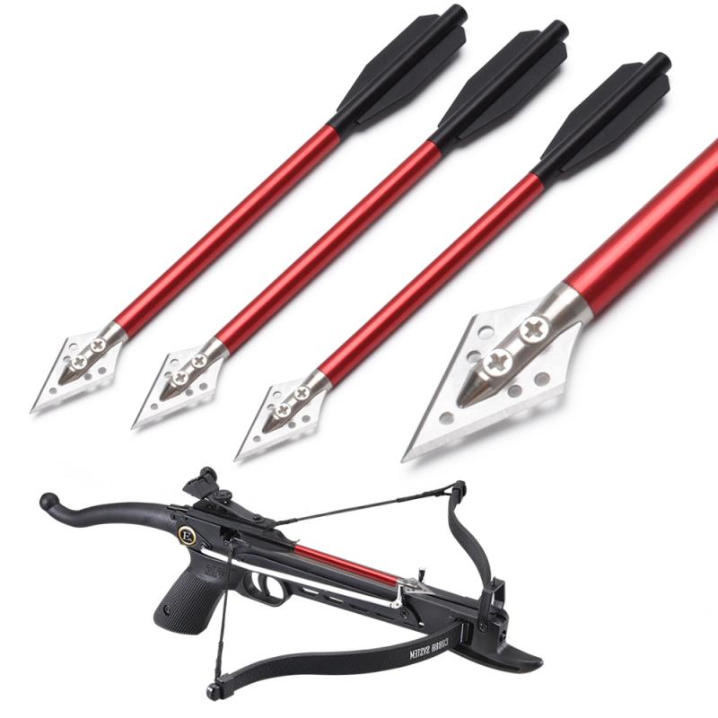 Mini setas de pistola parafuso de besta transversal